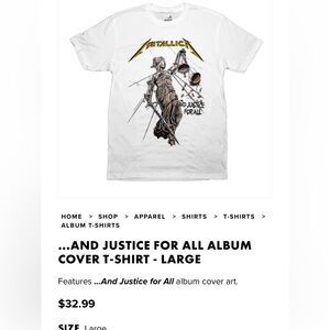 Vintage Metallica Graphic T-Shirt